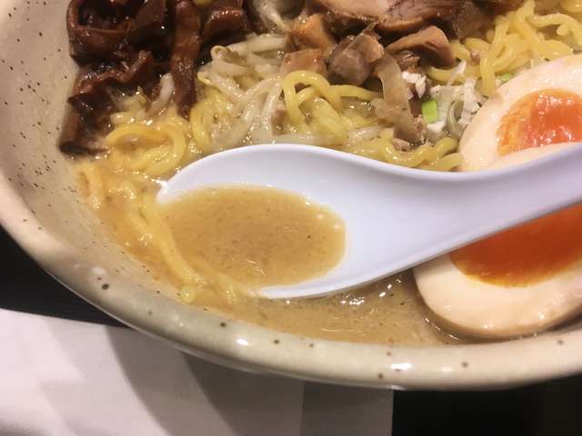 つじ田　味噌の章「味玉入り味噌らーめん」