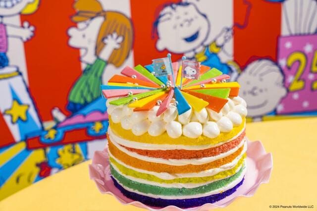 「レインボーファイヤーワーク」＜期間：2024年7月6日〜9月16日＞【【スヌーピー】カラフルな“サーカススイーツ”が食べ放題！ヒルトン広島でスヌーピーと仲間たちの夏のスイーツカーニバル！】