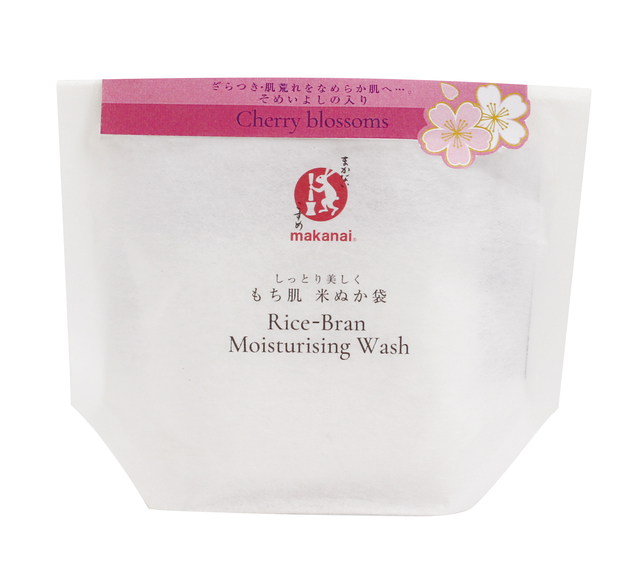 しっとり美しく　もち肌米ぬか袋(桜)