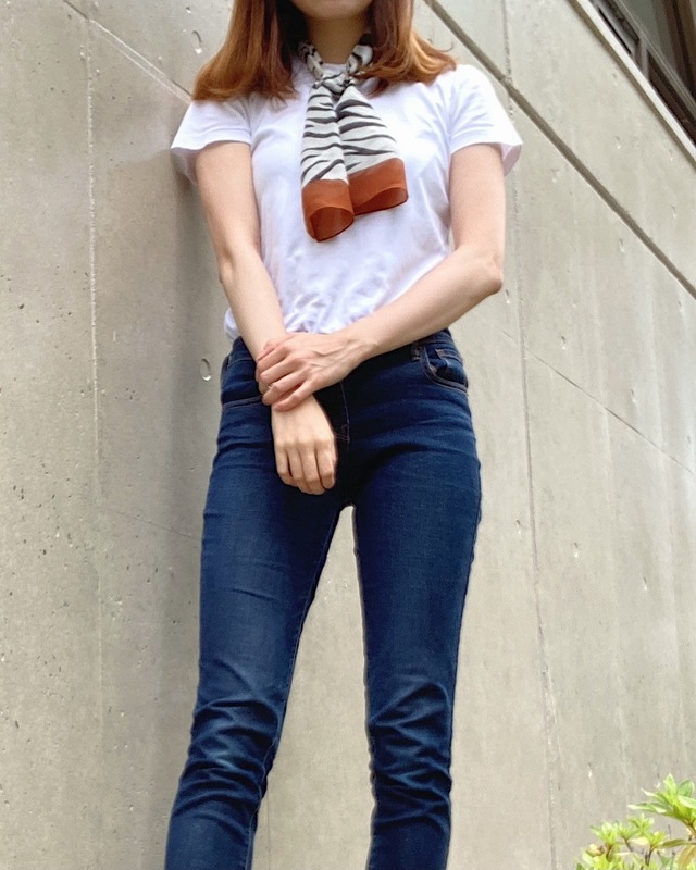 【GU　アニマルプリントスカーフ】ちょい足し小物で簡単におしゃれ見えさせよう！