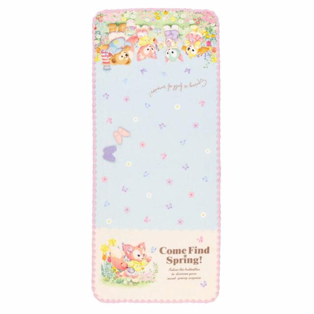 フェイスタオル 2,300円｜東京ディズニーシー「ダッフィー＆フレンズのカム・ファインド・スプリング！」スペシャルグッズ｜発売日：2024年4月1日（月）