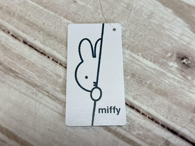 紙タグもミッフィー仕様なのがうれしい！