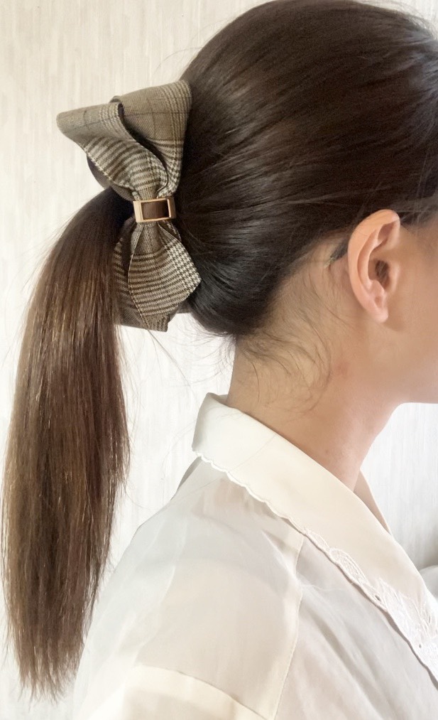 【3COINS】髪の毛を束ねて挟むだけ！