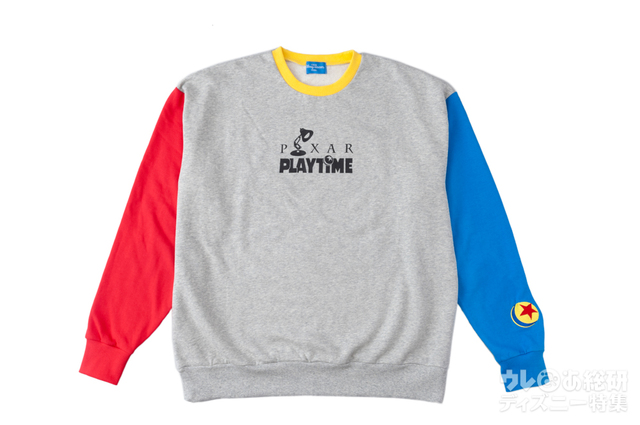 トレーナー 3,900円|メンズワンサイズ|東京ディズニーシー「ピクサー・プレイタイム」|【販売店舗】エンポーリオ
