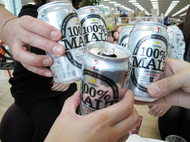 本日発売の新ビール『セブンプレミアム 100％MALT』をヱビス、黒ラベル