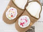 330円のスリッパが可愛く変身♪ 
