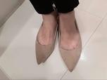 【ユニクロのパンプス】きれい見えするフォルム