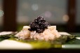 キャビアと水牛バターの磯部巻き