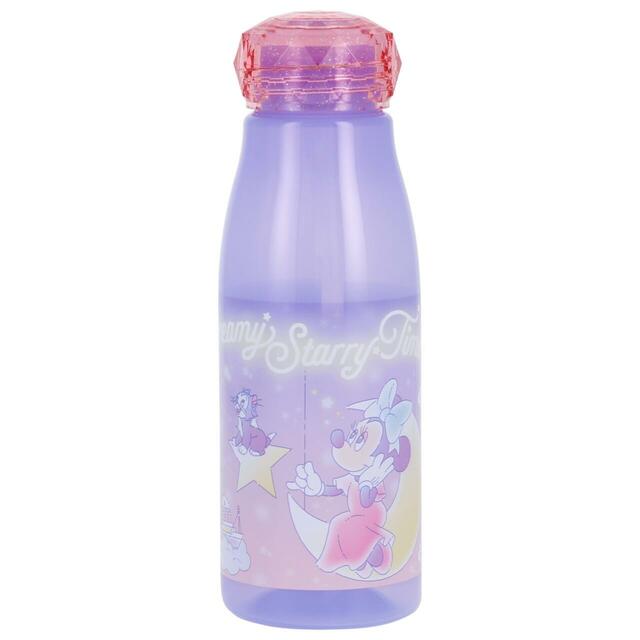 ドリンクボトル 1,900円|東京ディズニーリゾート ミニーマウスのリラックスタイムグッズ|販売店舗:東京ディズニーランド「ホームストア」、東京ディズニーシー「ヴィラ・ドナルド・ホームショップ」|発売日:2026年6月25日(木)