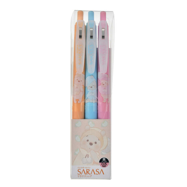 プーさん サラサクリップ 0.5 ジェルボールペン セット WHITE POOH 900円