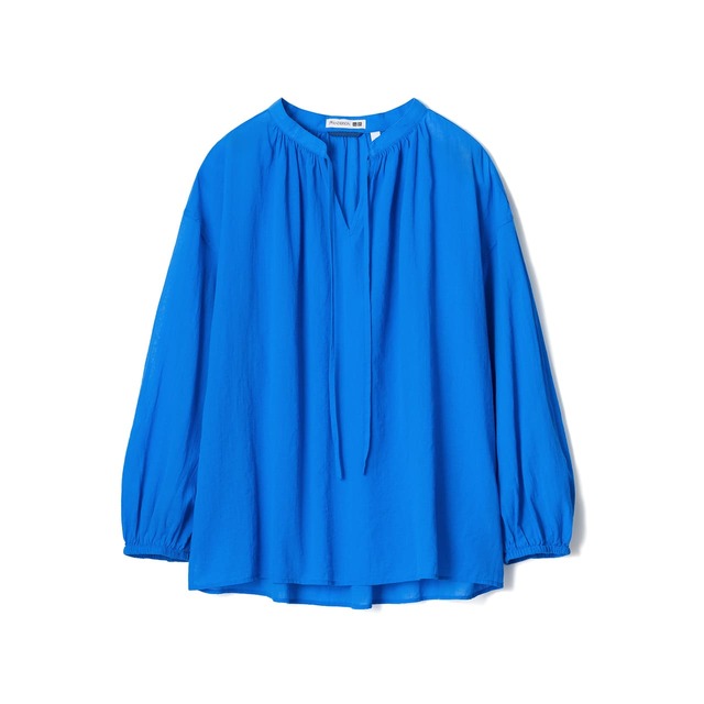 WOMEN「コットンシアーボリュームブラウス」¥2,990