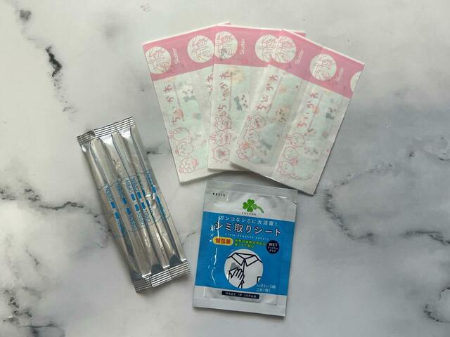下段には絆創膏や綿棒などを入れると出しやすいですよ♪