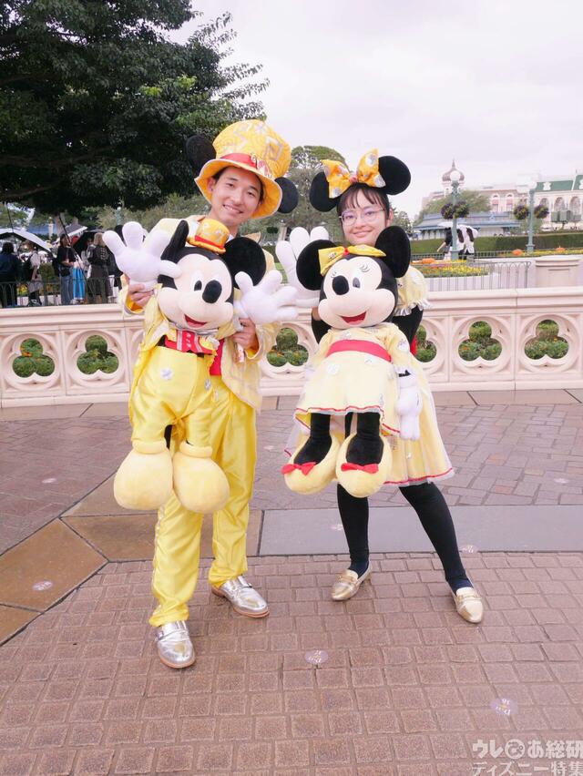 Dハロ 全身仮装 2024｜横田千穂さん 松尾大活さん｜30thコスチュームのミッキーマウス、ミニーマウス