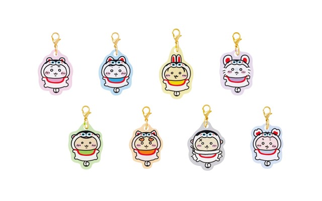 【ちいかわもぐもぐ本舗】「トレーディング 犬張り子になっちゃったアクリルチャーム」(全8種)各440円