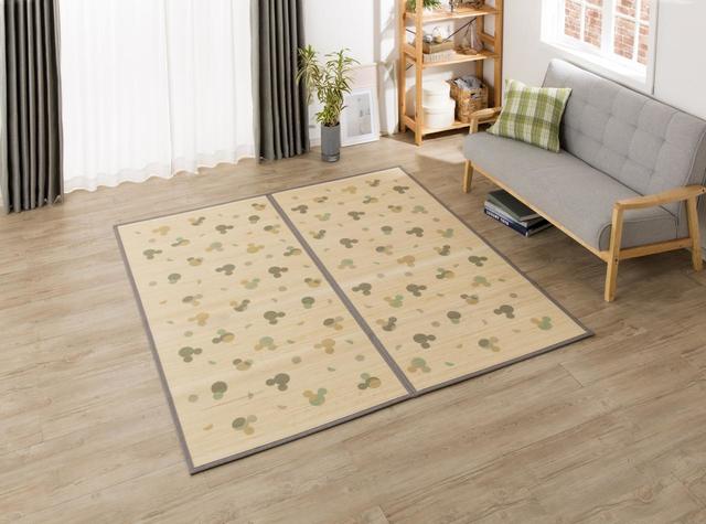 【2021春夏】竹ラグ ＜ミッキーマウス＞