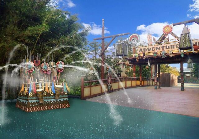 東京ディズニーランド　アドベンチャーランドのクールスポット