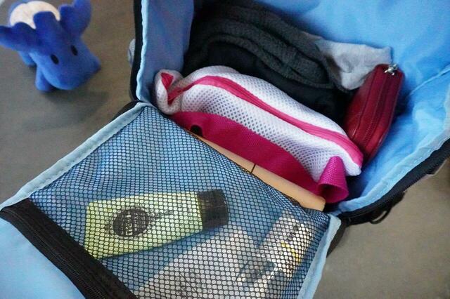 1泊分の荷物も入る