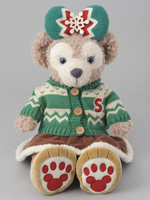 2015ダッフィーのクリスマス「Very Merry Snowtime」コスチュームセット　スカートの裾が女の子っぽさ満載　4900円