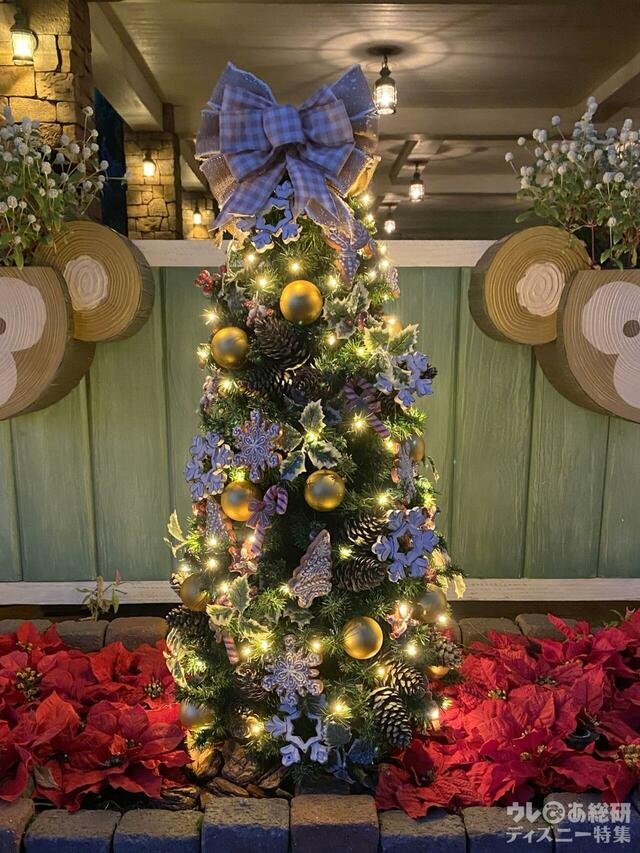 ダッフィーたちのクリスマスツリー