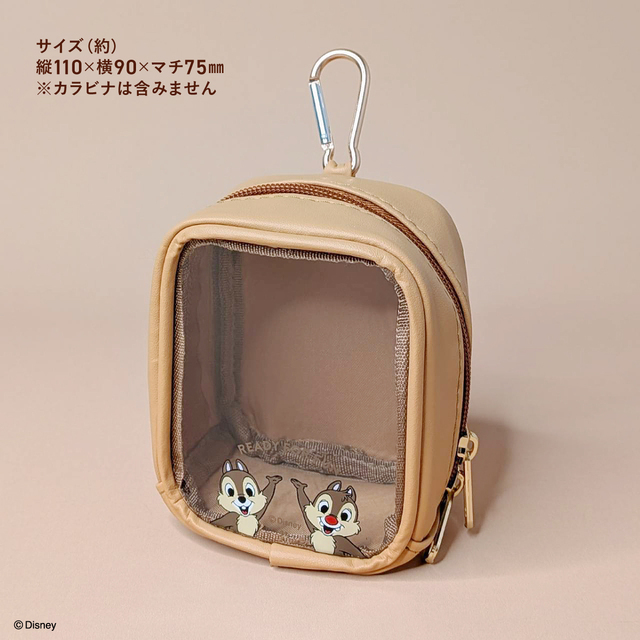 クリアポーチ 660円｜キャンドゥ ディズニー「チップ＆デール」グッズ