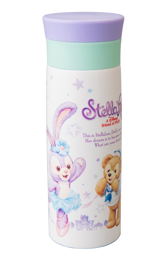 ドリンクボトル 3,200円｜直径約6.5×高さ約19.5cm、内容量390ml｜ステラ・ルー｜2017年4月10日（月）発売｜マクダックス・デパートメントストア｜東京ディズニーシー