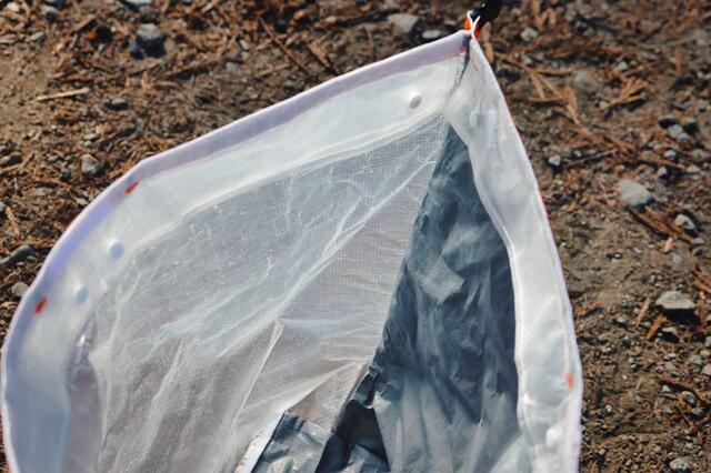 使用イメージ【hinata「アウトドアトラッシュバッグ」】