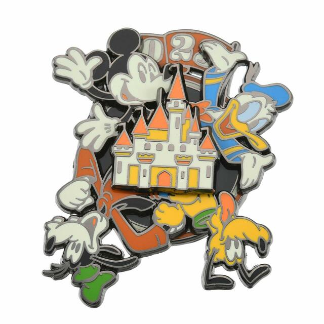 ミッキー＆フレンズ ピンバッジ スピン DATED 2023 1,760円