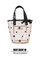 【MARY QUANT×PEACH JOHN】「デイジーシアーミニトート」¥2,700、サイズ：ワンサイズ、カラー：ブラック
