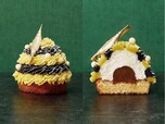 「みつばちモンブラン」＜価格：760円（税込）＞【“モンブラン好き”はエキュート品川に集合！王道から進化系、ハイブリットまで全16種が「Mont Blanc is ART 2026」に勢ぞろい！】