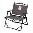 【コールマン / ファイヤーサイドフォールディングチェア（ヘザーブラック）】 ワンアクションで折り畳むことができる、使い勝手抜群のロースタイルチェア
