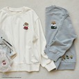 【PEANUTS×Afternoon Tea LIVING】裏毛刺繍プルオーバー 各6,930円、グローブ 2,970円