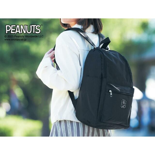 【ベルメゾンのPEANUTSバッグ人気ランキング 2位】「がばっと開くリュック『スヌーピー』」5,990円(税込)