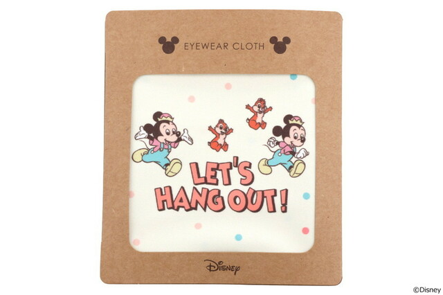 メガネ拭き DISNEY_CLOTH ¥900｜Disney Collection created by Zoff “Sunglasses”（ディズニーコレクション クリエイテッドバイゾフ サングラス）