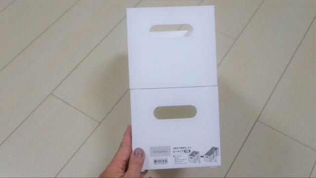 【ニトリ クラネ ロータイプ奥行伸縮】同じ商品を縦に重ねて使うこともできます