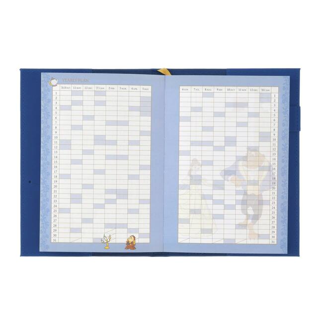 美女と野獣 手帳・スケジュール帳 B6 型押し CALENDAR & ORGANIZER 2027 2,800円
