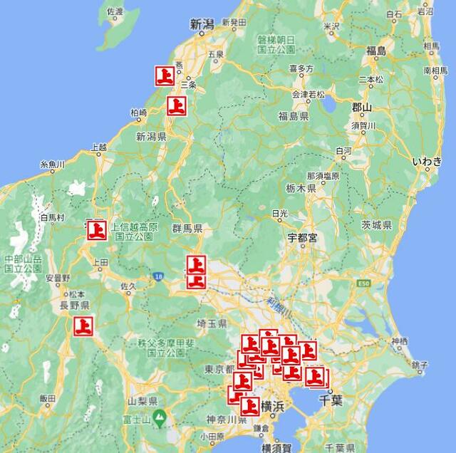 「Google Maps 角上魚類店舗一覧より」 【【角上魚類】新潟直送「活〆佐渡サーモン」期間限定で販売中!刺身や寿司、フライなどの惣菜も充実!】
