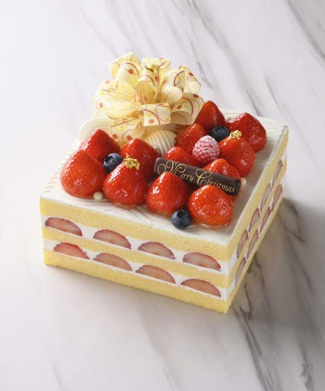 「＜アンテノール 銀座ブティック＞ラヴィソン・フレーズ」＜9,450円（約縦15×横15.5×高さ7.5cm）※限定数 60台＞【2023 銀座三越 クリスマスケーキ】