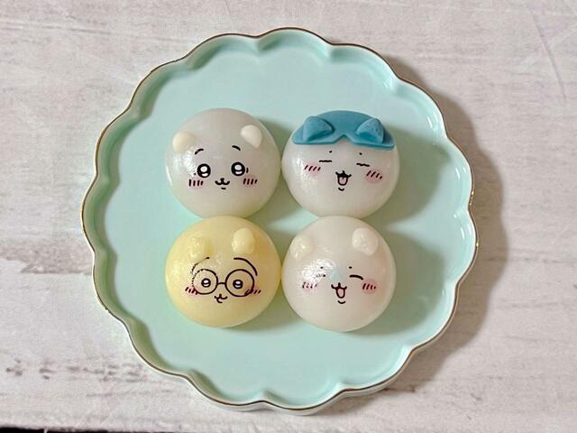 【食べマスモッチちいかわ第2弾】珍しい表情で組み合わせてみました♪