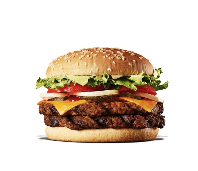 【バーガーキングのワッパー&バーガー売上ランキング 3位】「ダブルワッパーチーズ」単品 1,040円(税込)