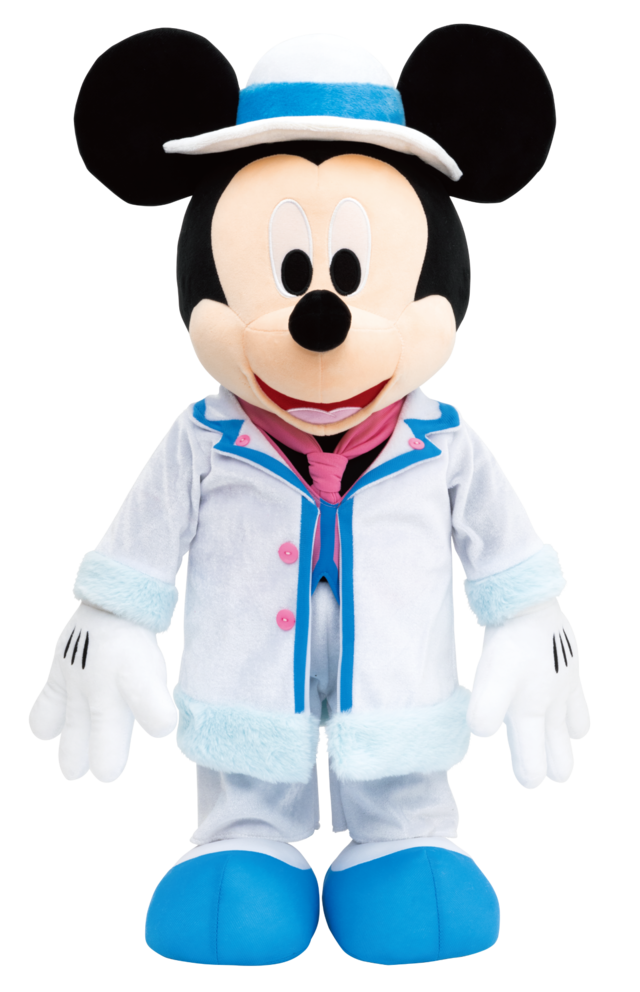 ミッキーマウスのゴージャススタンディングぬいぐるみ｜Last賞｜Happyくじ『DISNEY クリスマスオーナメントくじ2022』