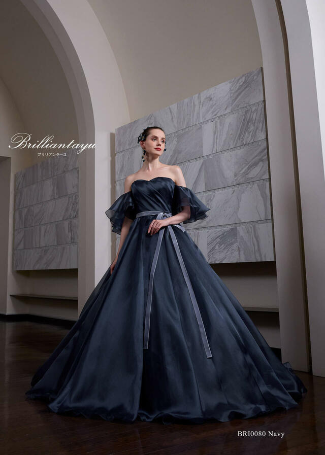 「Brilliantayu （ブリリアンターユ）」新作ウェディングドレス　BRI-0080__Navy
