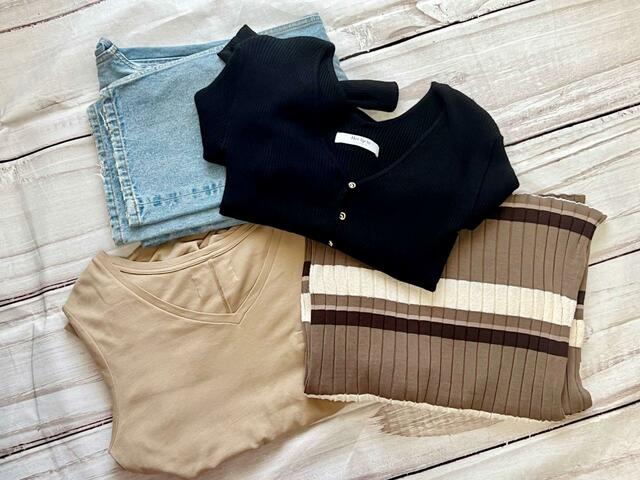 【otonaMUSE（オトナミューズ）9月号】衣類はこれだけ入りました！