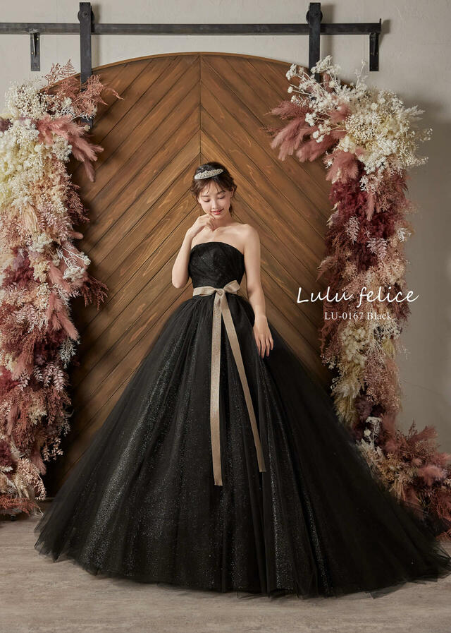クラウディア「Lulu felice（ルル・フェリーチェ）」新作ウェディングドレス　LU-0167_Black