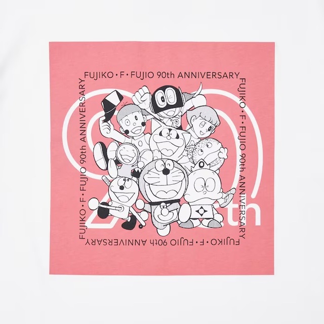 ユニクロ UT 藤子・F・不二雄 90th Anniversary UT（半袖・レギュラーフィット）1,500円