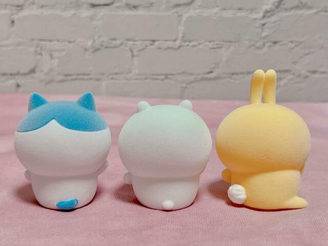 【ちいかわ 豪華版1 フロッキーフィギュア6体セット付き】後ろ姿のしっぽがかわいい…♡