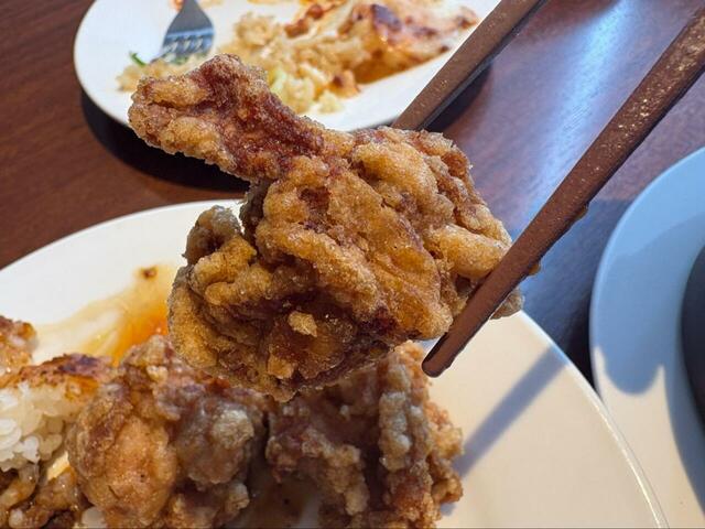 【フェスタガーデン】唐揚げはサクサク衣とジューシーな肉質で大満足◎おかわり必至！