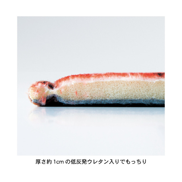マイクロファイバーの低反発ウレタン入りラグ「スヌーピー」