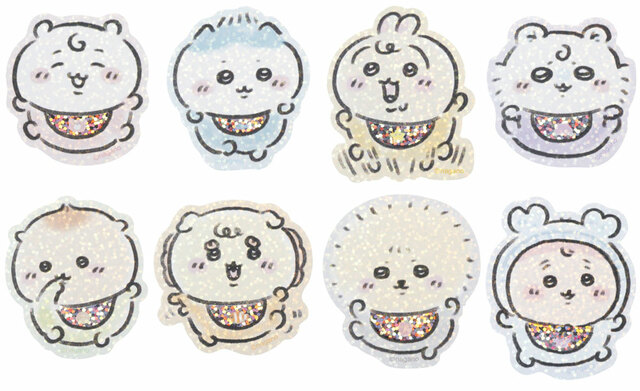 「ちいかわベビー」スマホに貼れるサイズのプチステッカー 各330円