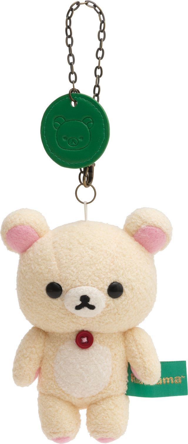 リラックマとカオルさん展限定 ぶらさげぬいぐるみ　各2,160円全2種