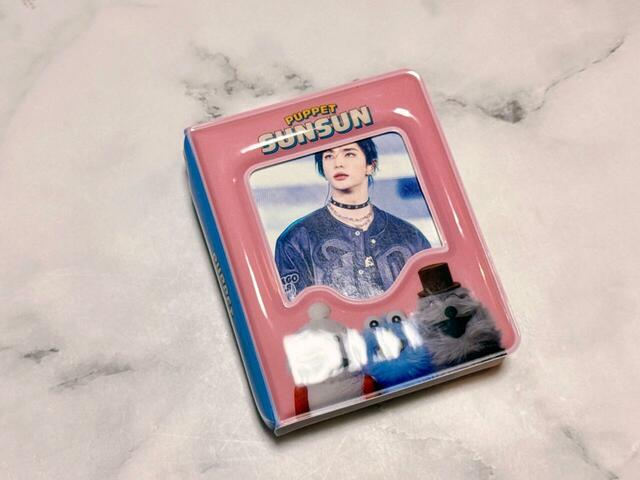 【パペットスンスン×サンキューマート／コレクトブック】推しのカードサイズのステッカーを収納。スンスンと推しの共演、最高です！